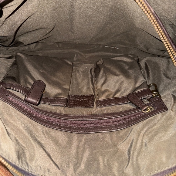 EUC Cole Haan Pebble Leather Hobo Purse Bag Brown Copper - Picture 3 of 11